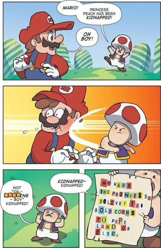 marion PRINCESS PEACH HAS BEEN KIDNAPPED KIDNAPPED KIDNAPPED