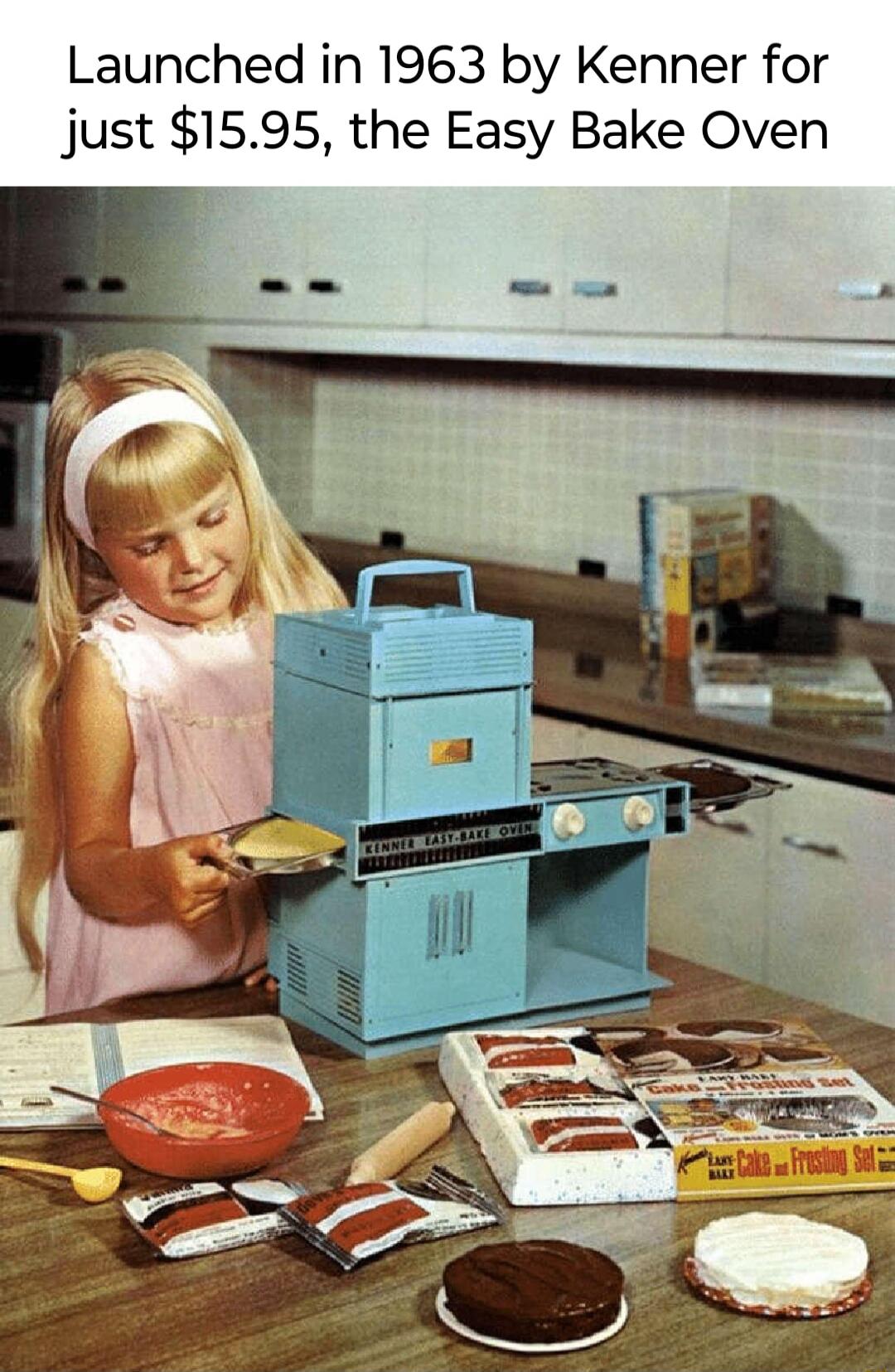 Launched in 1963 by Kenner for just 1595 the Easy Bake Oven