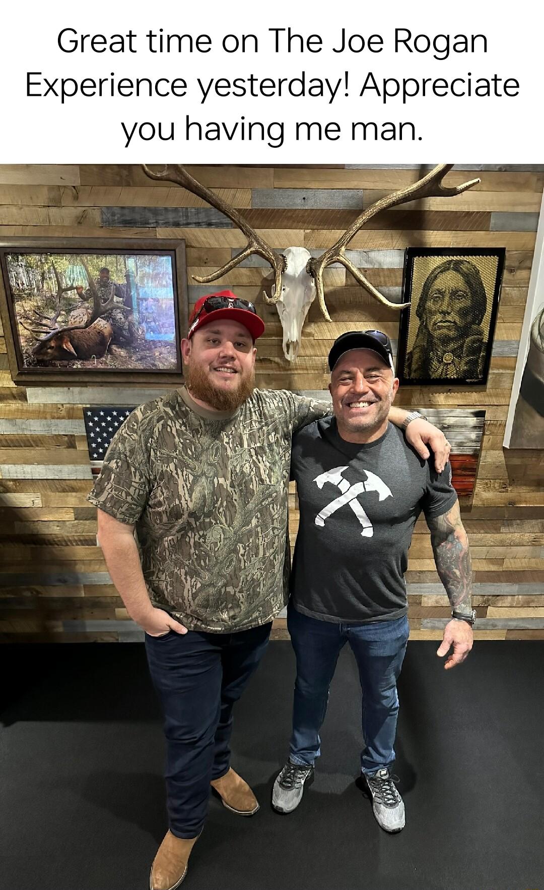 Great time on The Joe Rogan Experience yesterday Appreciate you having me man