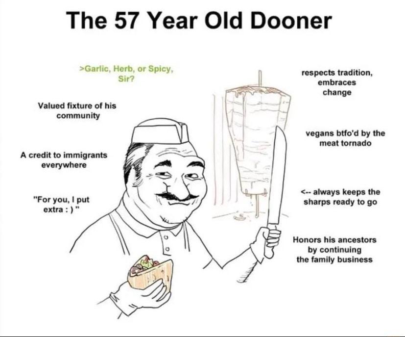 The 57 Year Old Dooner