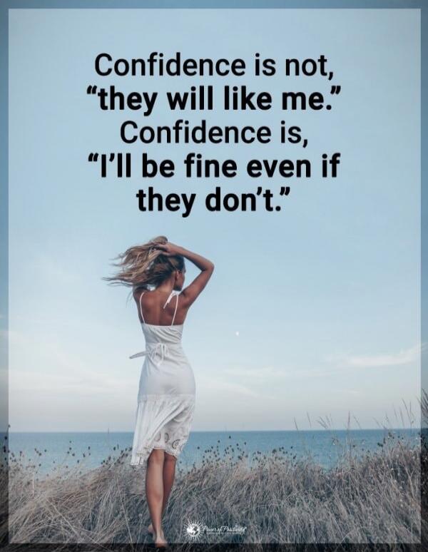 Confidence is not, 