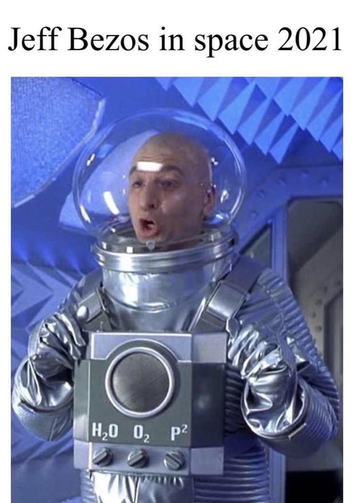 Jeff Bezos in space 2021