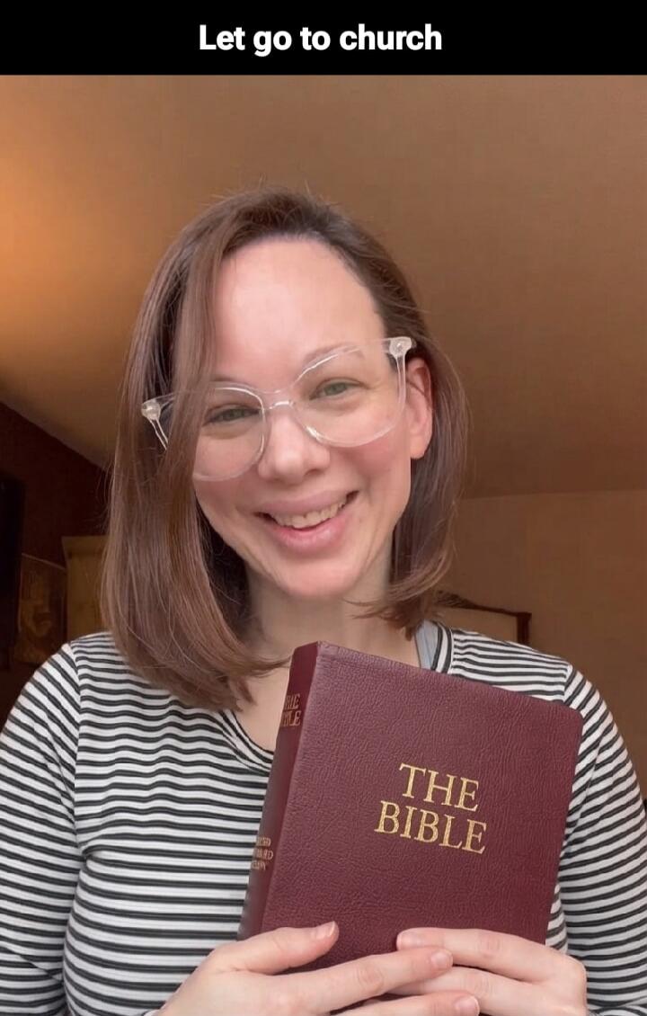 Let go to church THE BIBLE