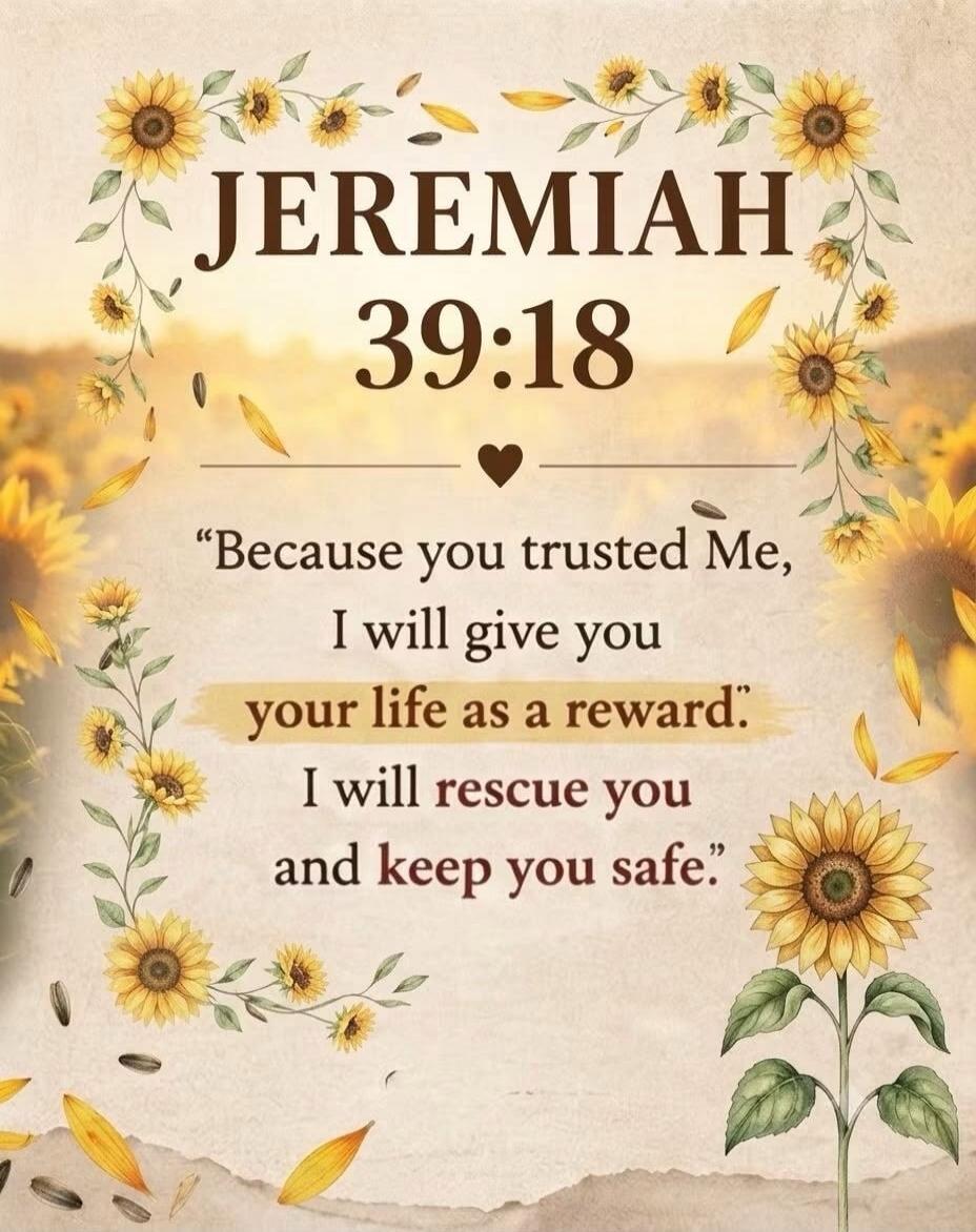 JEREMIAH 39:18 
