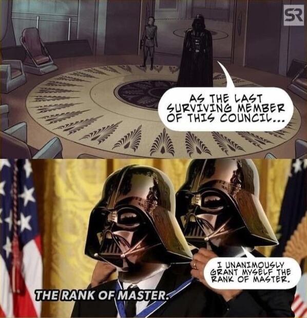 AS THE LASGT SURVIVING MEMBER N OF THI4 COUNCIL