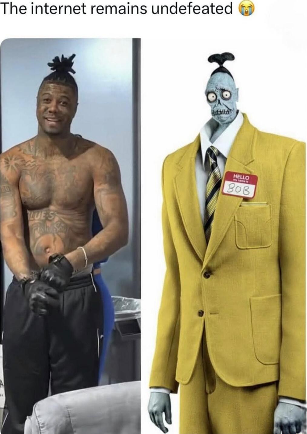 The internet remains undefeated 😭

Hello Bob