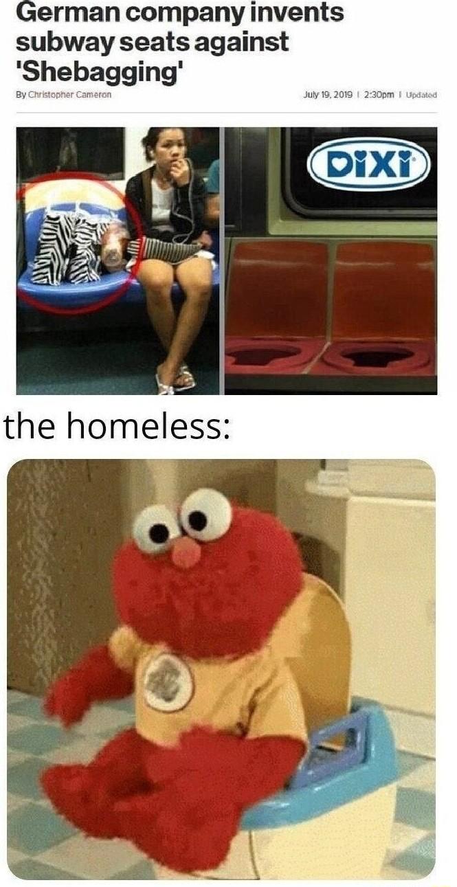 erman company invents subway seats against Shebagging