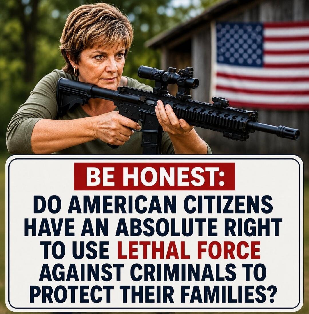BE HONEST: DO AMERICAN CITIZENS HAVE AN ABSOLUTE RIGHT TO USE LETHAL FORCE AGAINST CRIMINALS TO PROTECT THEIR FAMILIES?