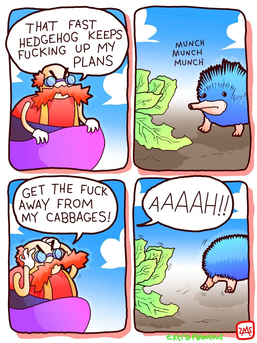 GET THE FUCR AWAY FROM MY CABBAGES