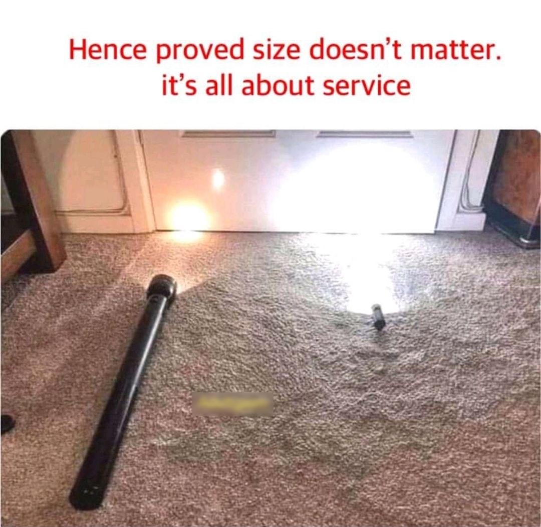 Hence proved size doesnt matter its all about service