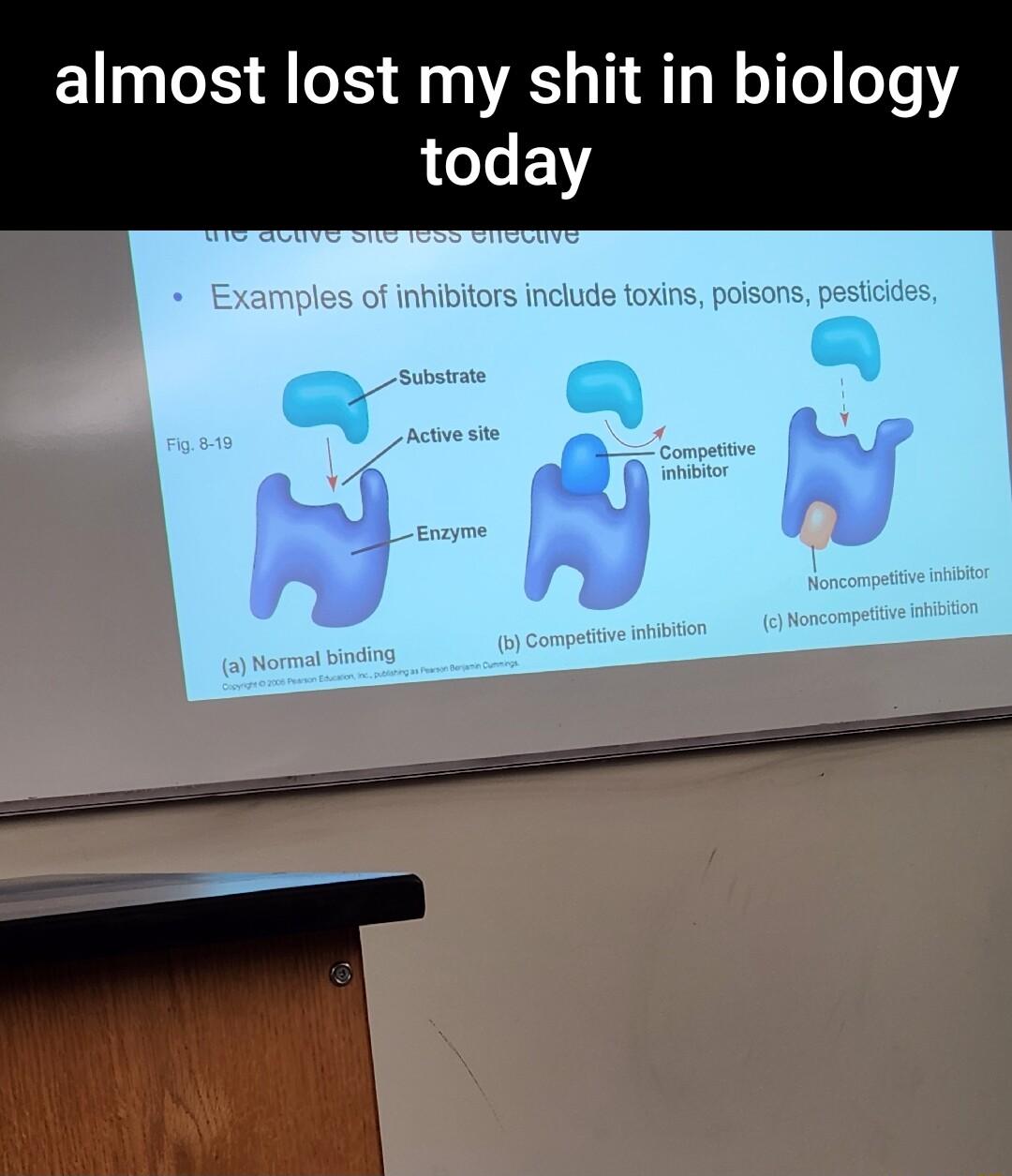 almost lost my shit in biology today