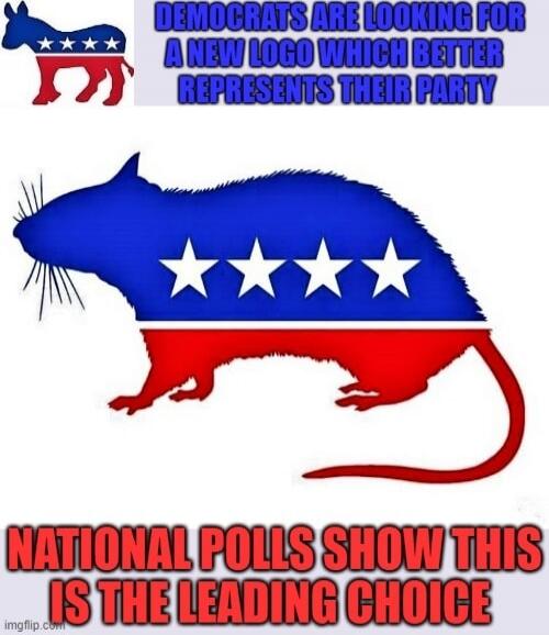 DEMOCRATS ARE LOOKING FOR A NEW LOGO WHICH BETTER REPRESENTS THEIR PARTY NATIONAL POLLS SHOW THIS IS THE LEADING CHOICE