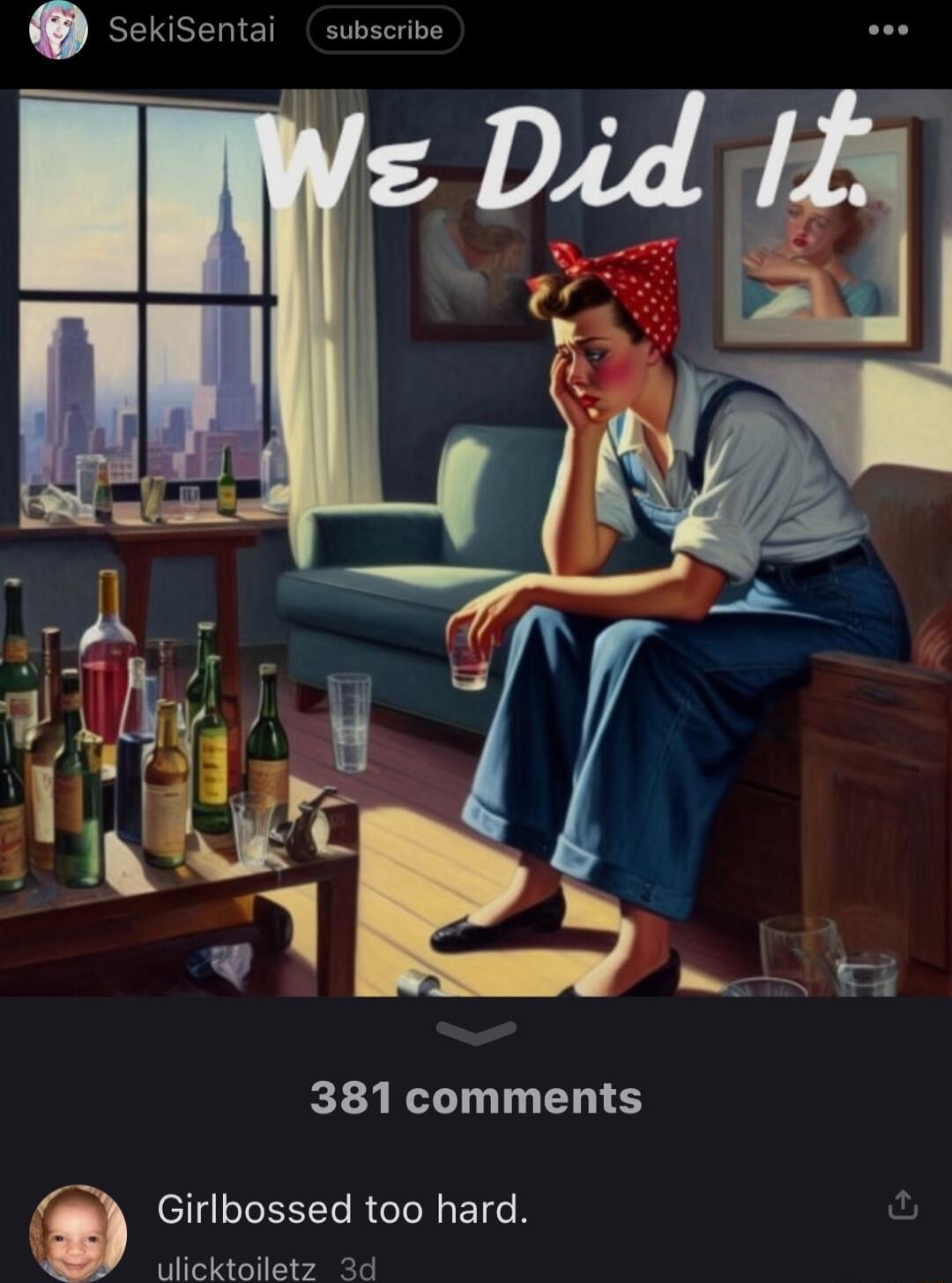 381 comments g Girlbossed too hard A ulicktoiletz 3d