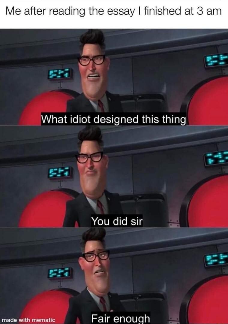 Me after finished at er AN N Mdiot eISITe I RGIERTyTe e Fairenouqh