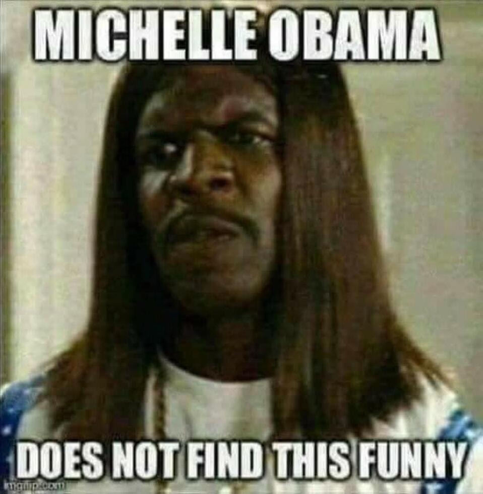 MICHELLE OBAMA DOES NOT FIND THIS FUNNY