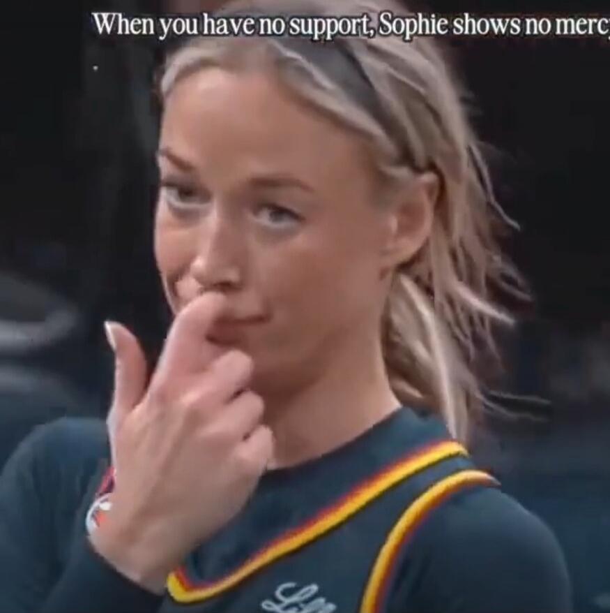 When you have no support, Sophie shows no mercy.