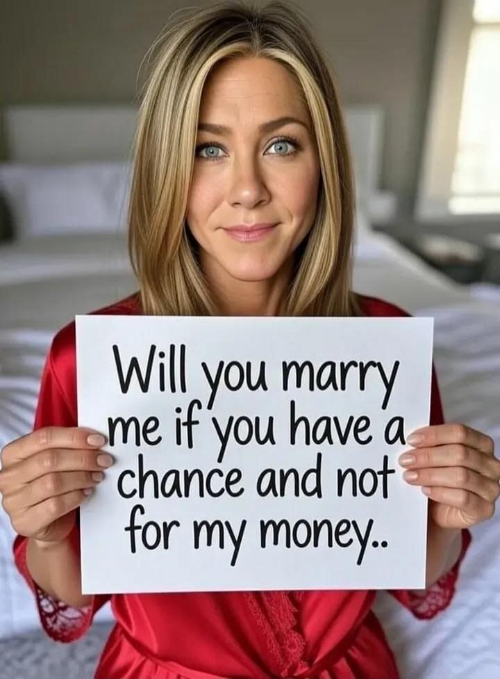 Will you marry me if you have a chance and not for my money..