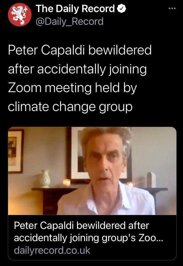 AL CDENAE R GE QIETARElee e Peter Capaldi bewildered after accidentally joining Zoom meeting held by eillnat1XelatTaleNeeU R CTHOToE o N oIS I e T Yo TR g EleleileSTa1 1 YATollglTale e eI o R T deTe 00 o 111V ToTe o RoTo XU