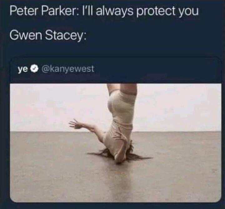 Peter Parker Ill always protect you Gwen Stacey