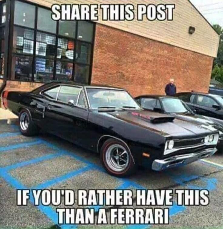 SHARE THIS POST
IF YOU'D RATHER HAVE THIS THAN A FERRARI