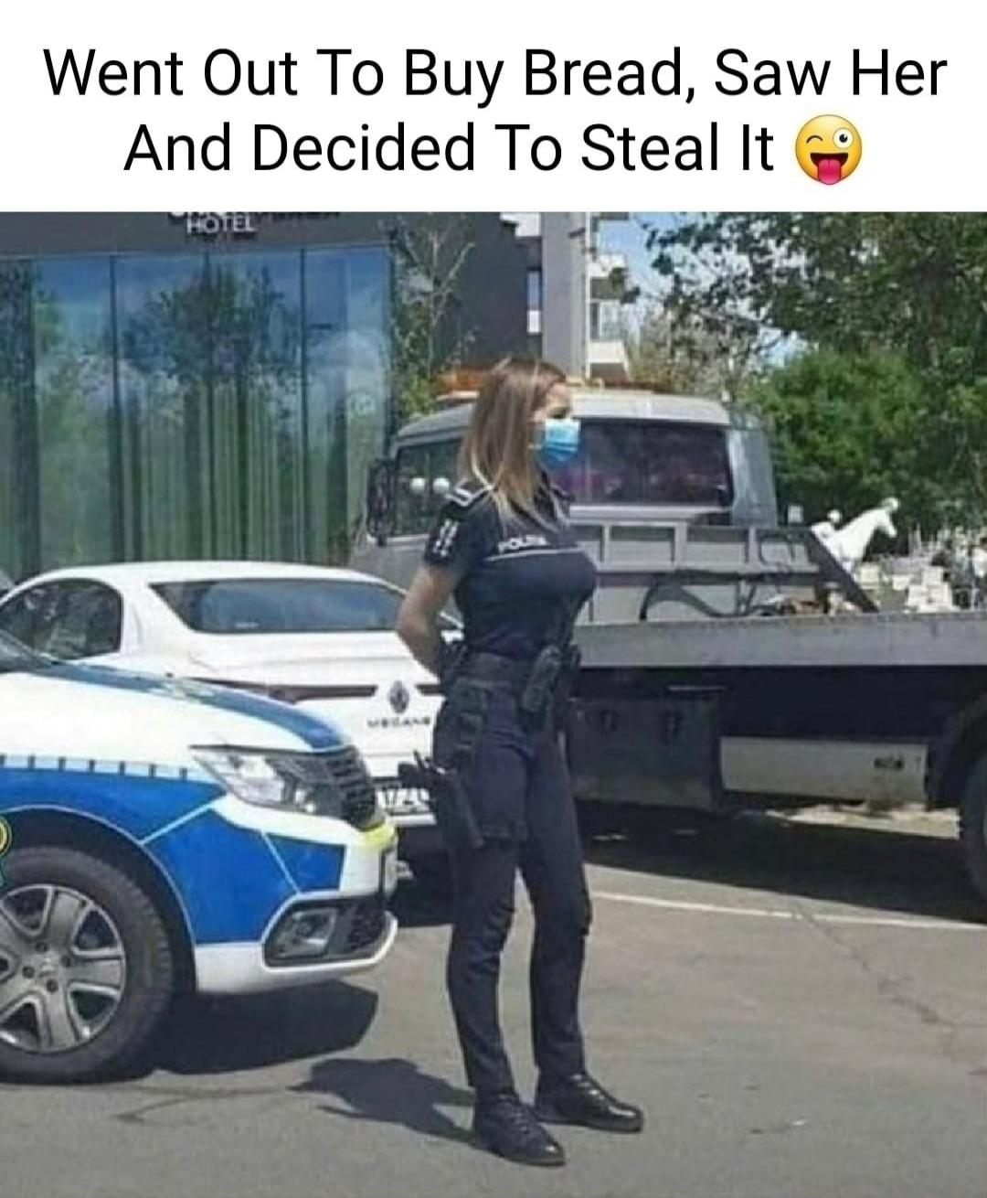 Went Out To Buy Bread, Saw Her And Decided To Steal It 😜