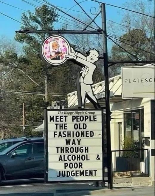 The Heppy Higpie Growp MEET PEOPLE THROUGH ALCOHOL POOR