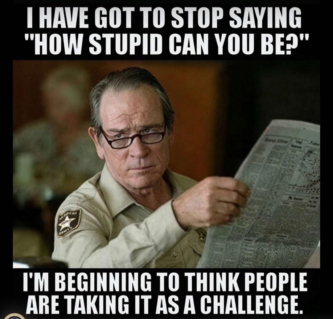 I HAVE GOT TO STOP SAYING 