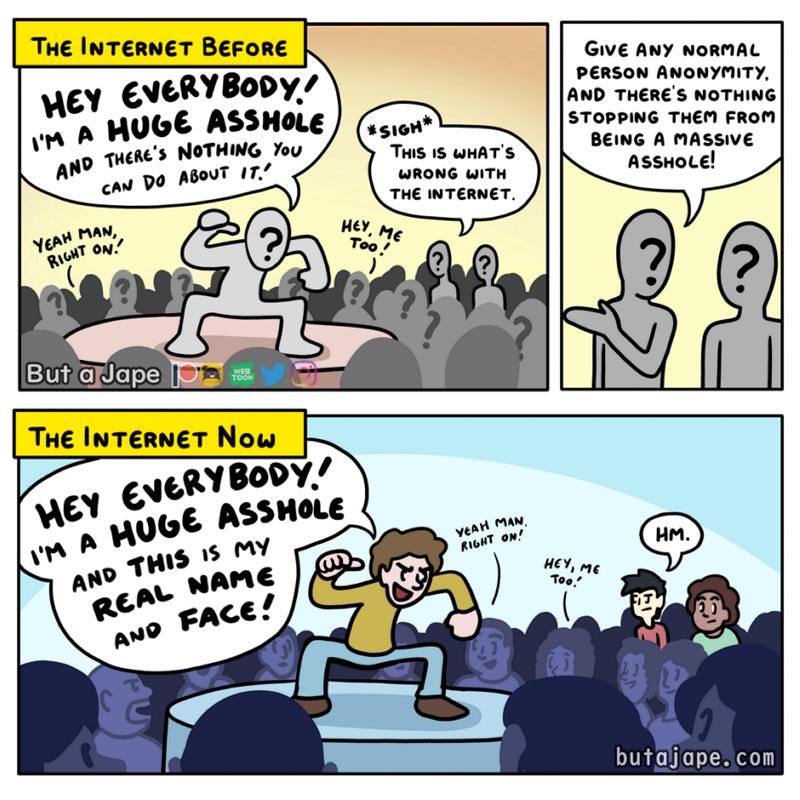 THe INTERNET Berore Give Any NoRmAL PeRson ANONYITY RYBODY AND THERES WOTHING WEY EVC rorve o ero R e T AND i o ABoVT 177 butgajapecon