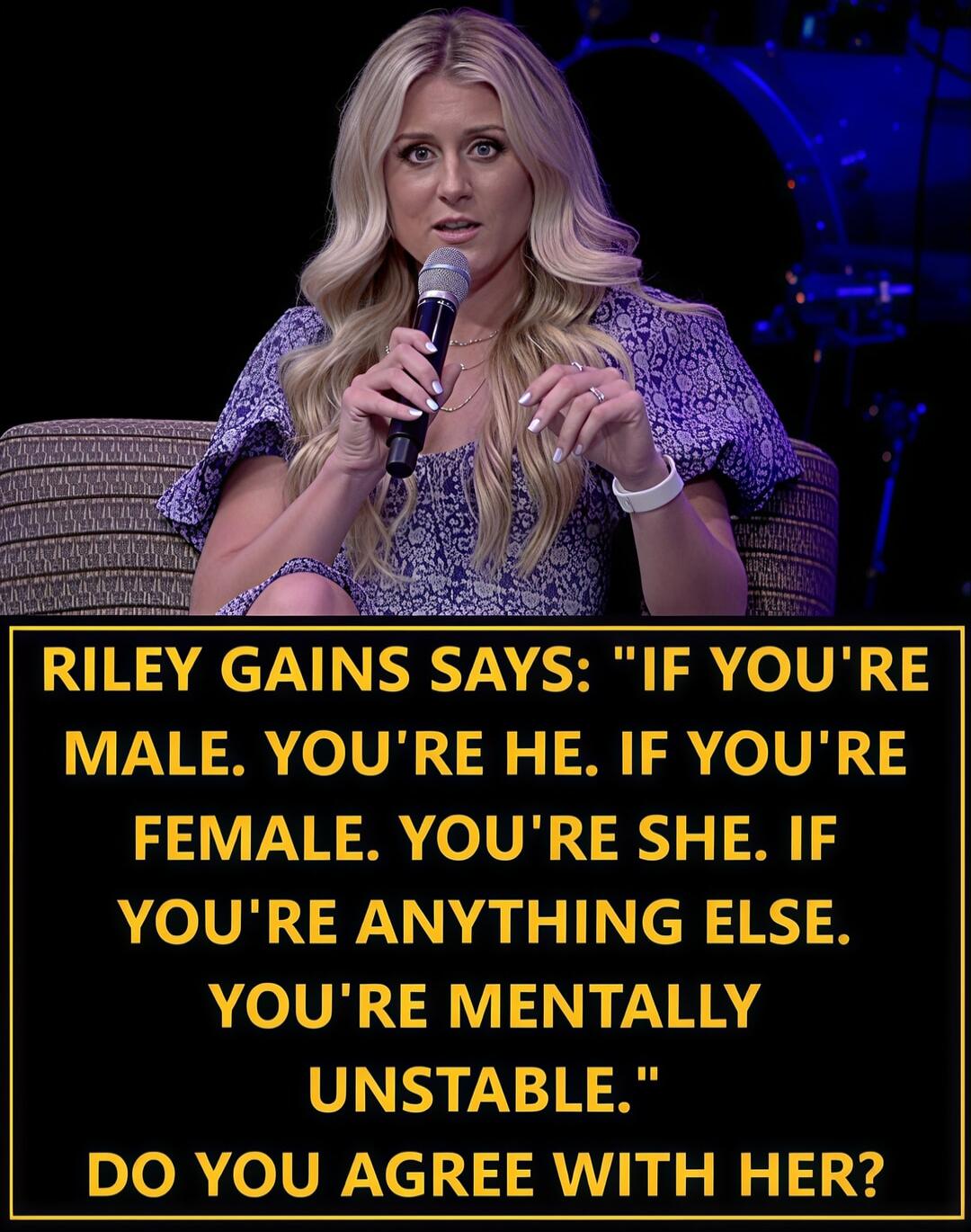 RILEY GAINS SAYS: 