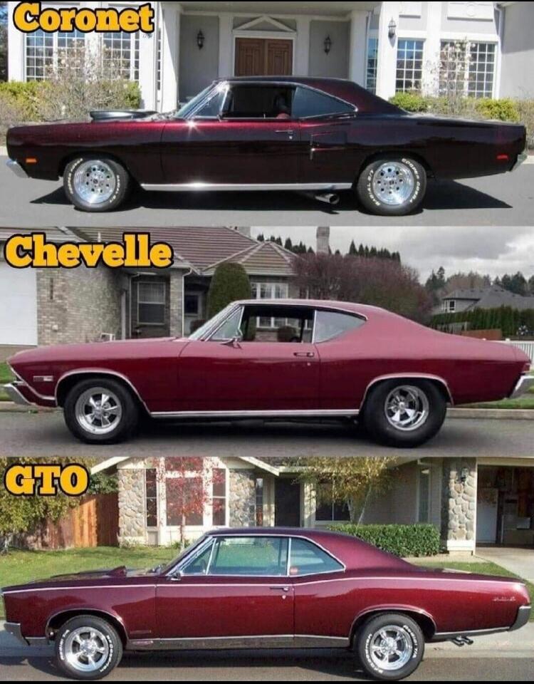 Coronet Chevelle GTO