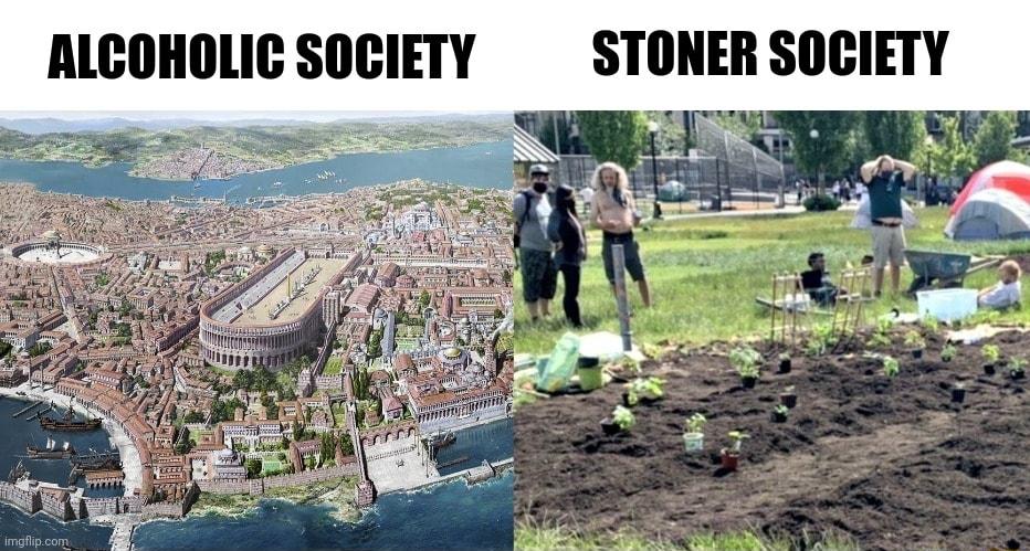 ALCOHOLIC SOCIETY STONER SOCIETY