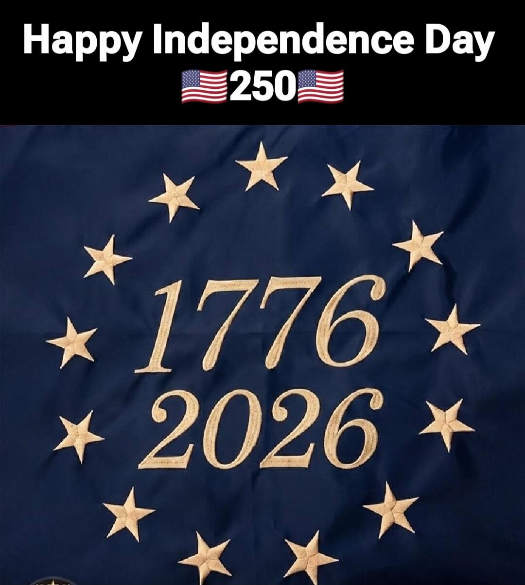 Happy Independence Day 250 1776 2026