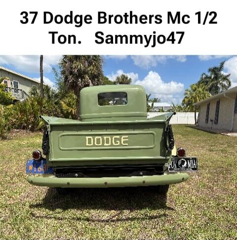 37 Dodge Brothers Mc 1/2 Ton. Sammyjo47. Dodge. Pun Mia.
