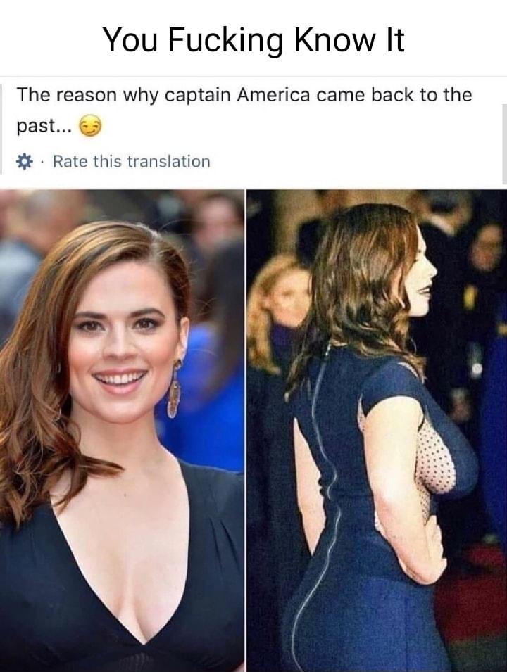 You Fucking Know It The reason why captain America came back to the past Rate this translation