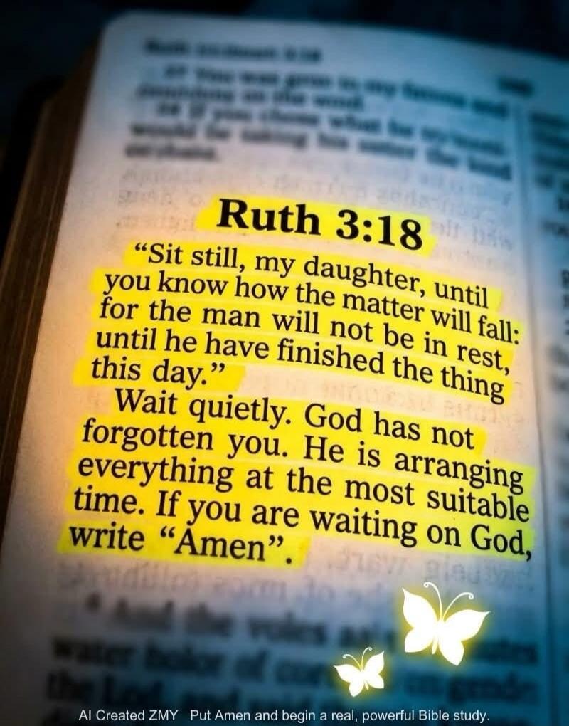 Ruth 3:18 
