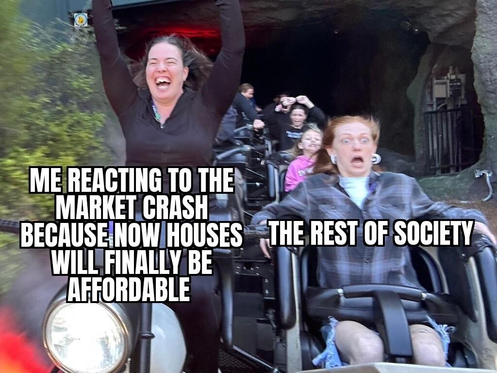 ME REACTING TO THE A P MARKETCRASHZ EGMISEIIIW HOUSES THE REST llF SIJIIEQQ WILLFINALLY BE