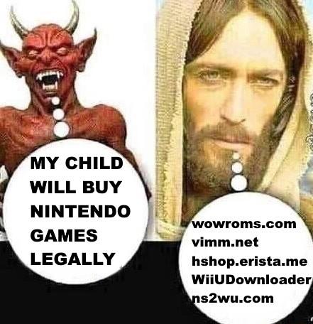 MY CHILD WILL BUY NINTENDO GAMES LEGALLY hshoperistame WiiUDownloader s2wucom