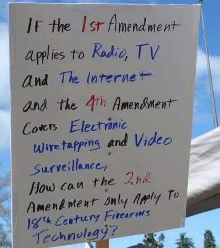 F the st Amendment applies to Kedic TV and The nternet and the 4 Amendment Cors E lectvanic wiyetafpma fl Video surveillance How con the 2nd