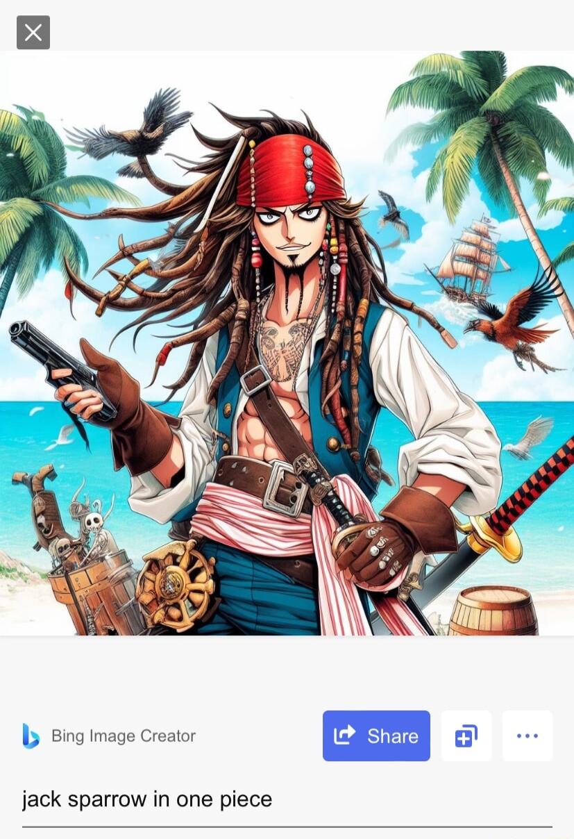 5 8ingIm jack sparrow in one piece