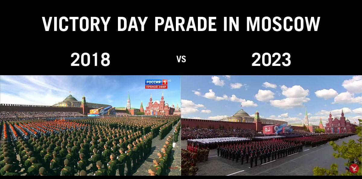 VICTORY DAY PARADE IN MOSCOW 2018 v 2023