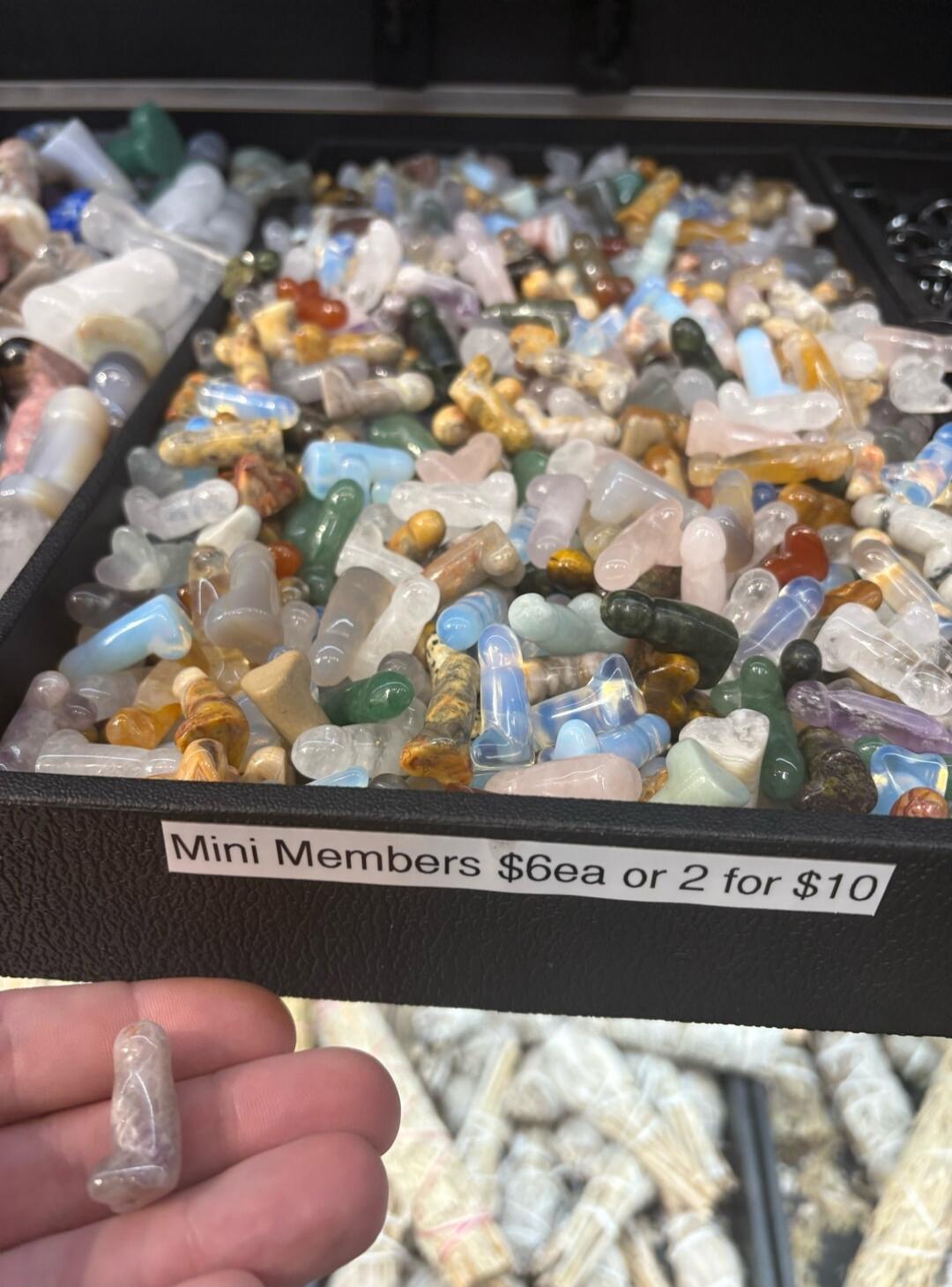 Mini Members $6ea or 2 for $10