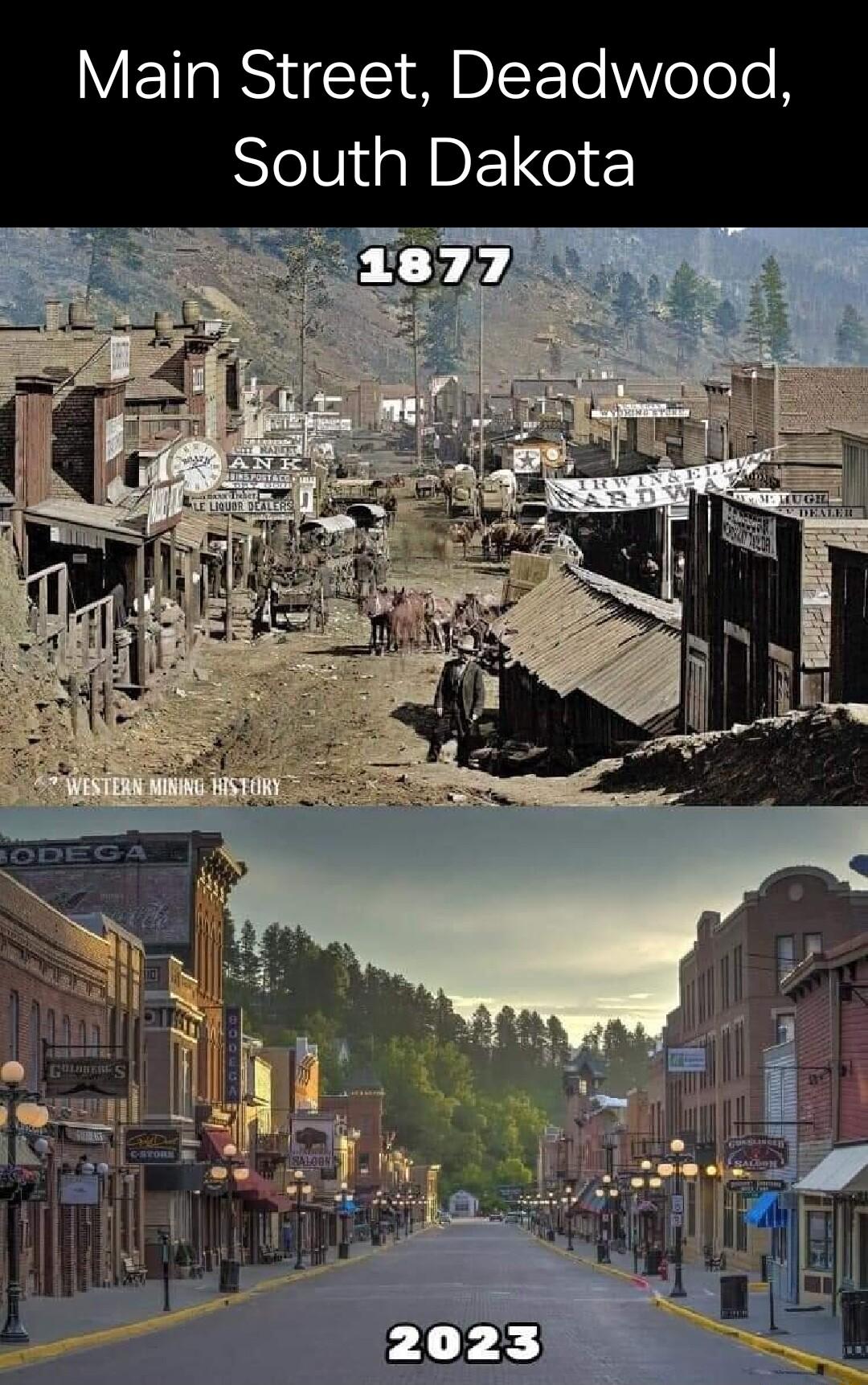 Main Street Deadwood South Dakota 1877