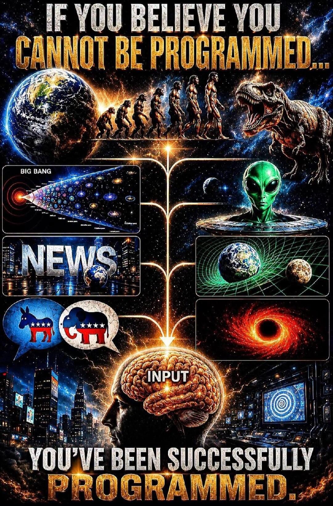 IF YOU BELIEVE YOU CANNOT BE PROGRAMMED... BIG BANG NEWS INPUT YOU'VE BEEN SUCCESSFULLY PROGRAMMED.