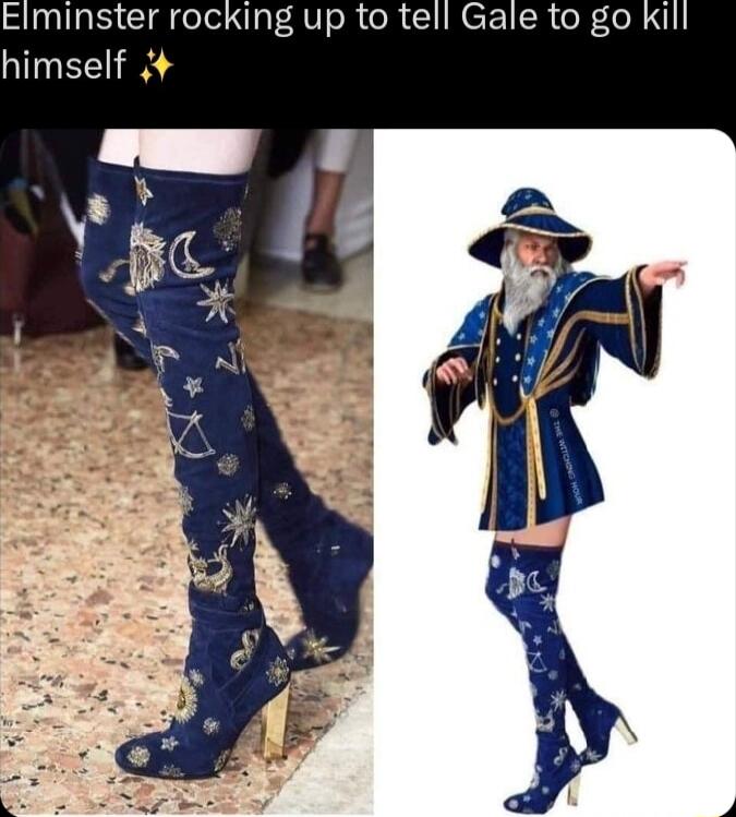 minster rocking up to tel himself