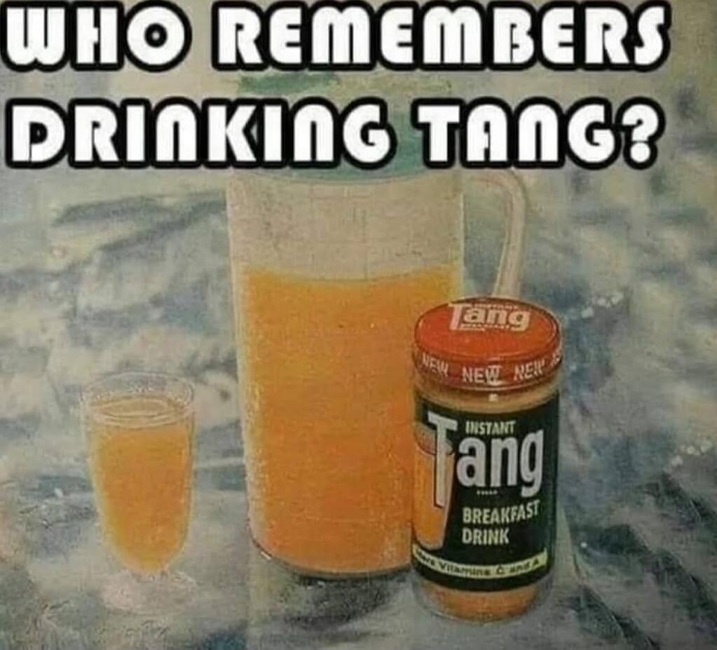 WHO REMEMBERS DRINKING TANG? Instant Tang Breakfast Drink
