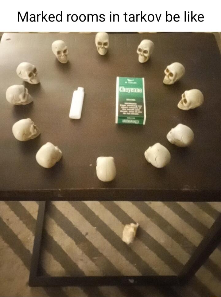 Marked rooms in tarkov be like