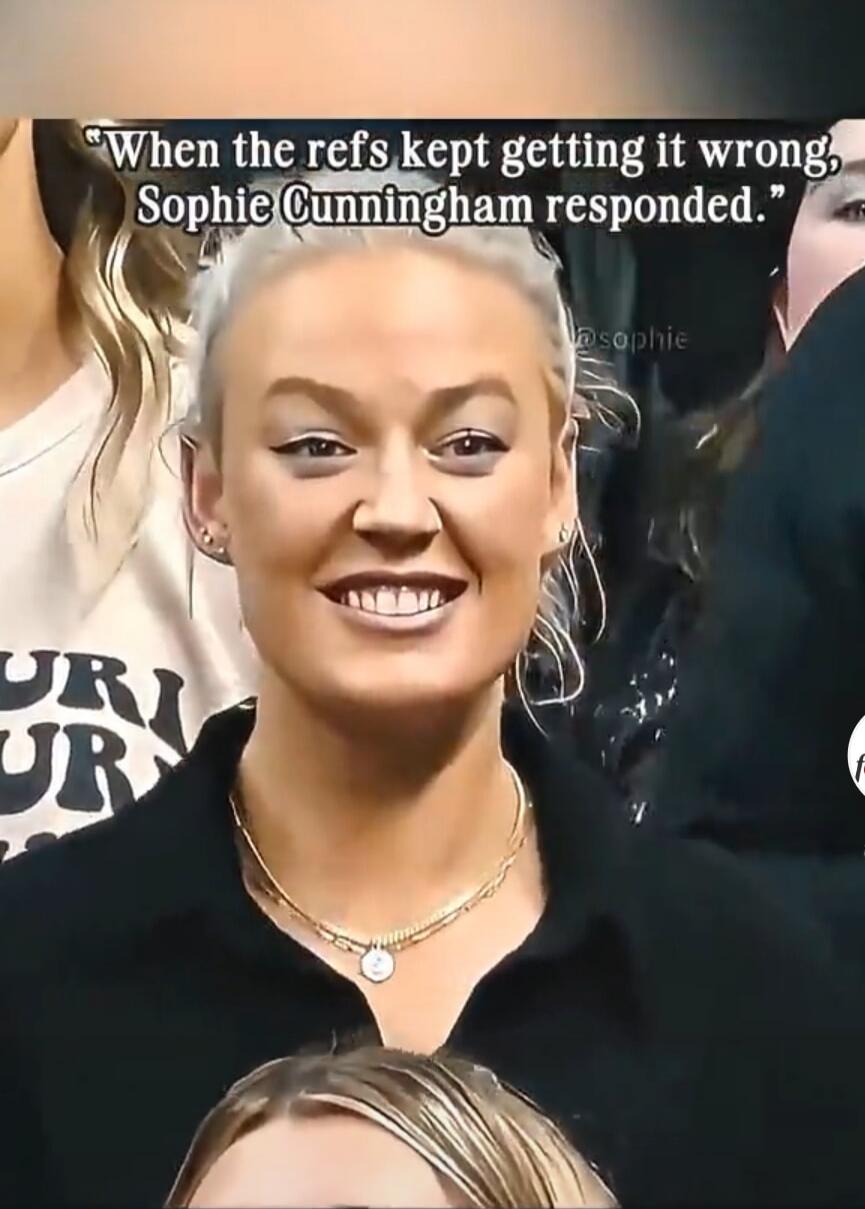 When the refs kept getting it wrong, Sophie Cunningham responded.