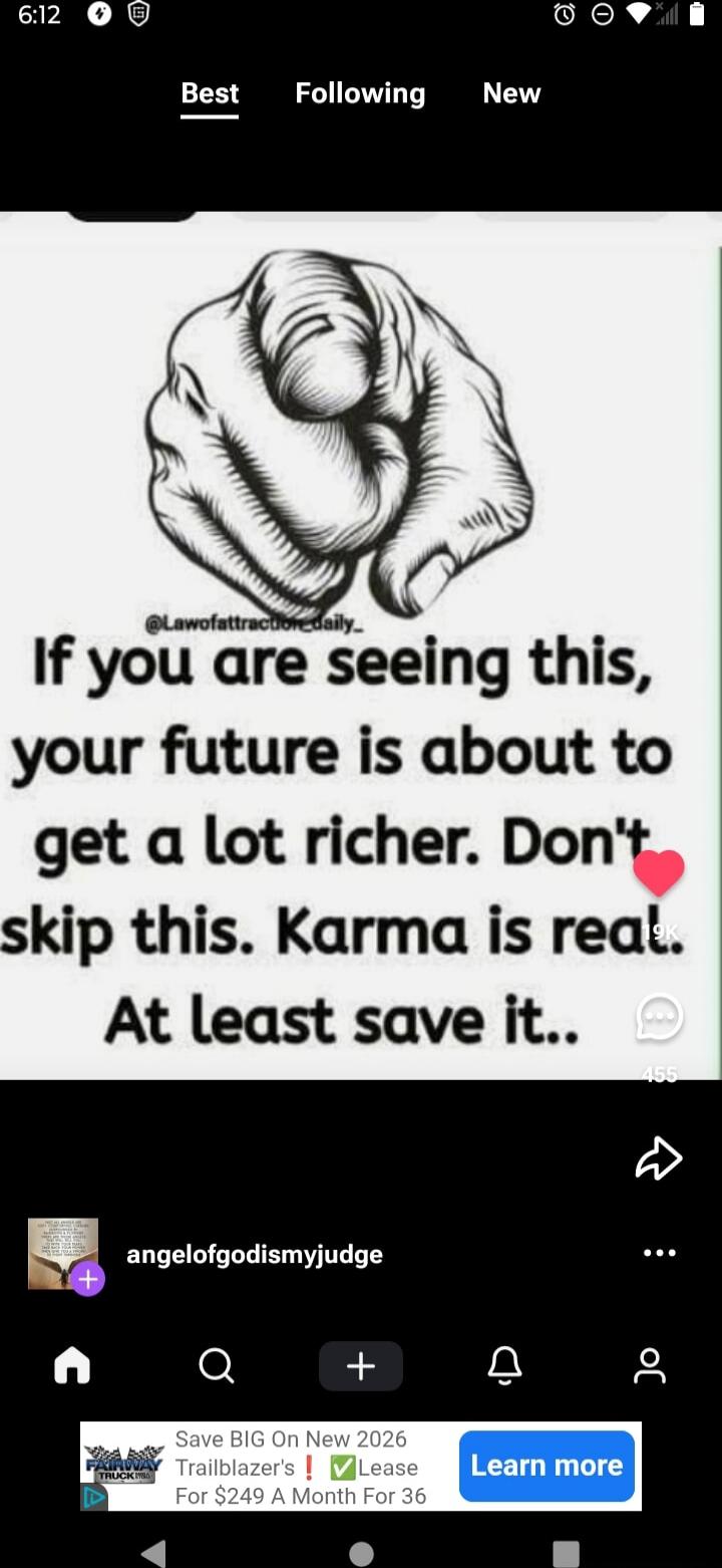If you are seeing this, your future is about to get a lot richer. Don't skip this. Karma is real. At least save it..