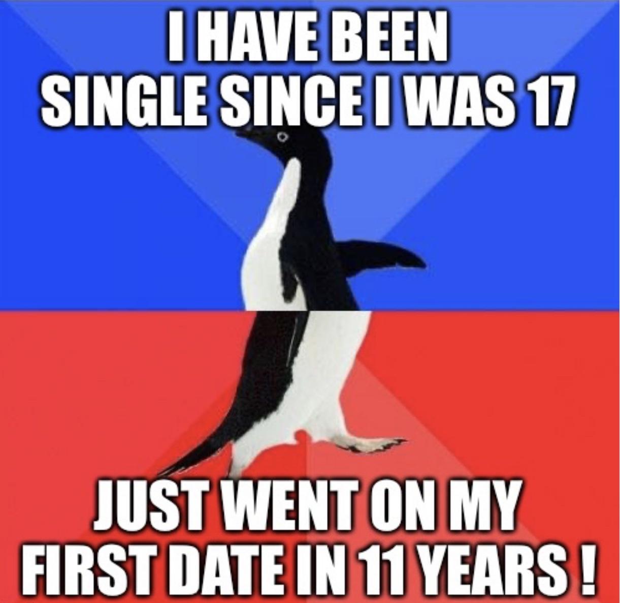 HAVE BEEN SINGLE SINCE WAS 17 A JUSTWENT ON MY FIRST DATE IN 11YEARS