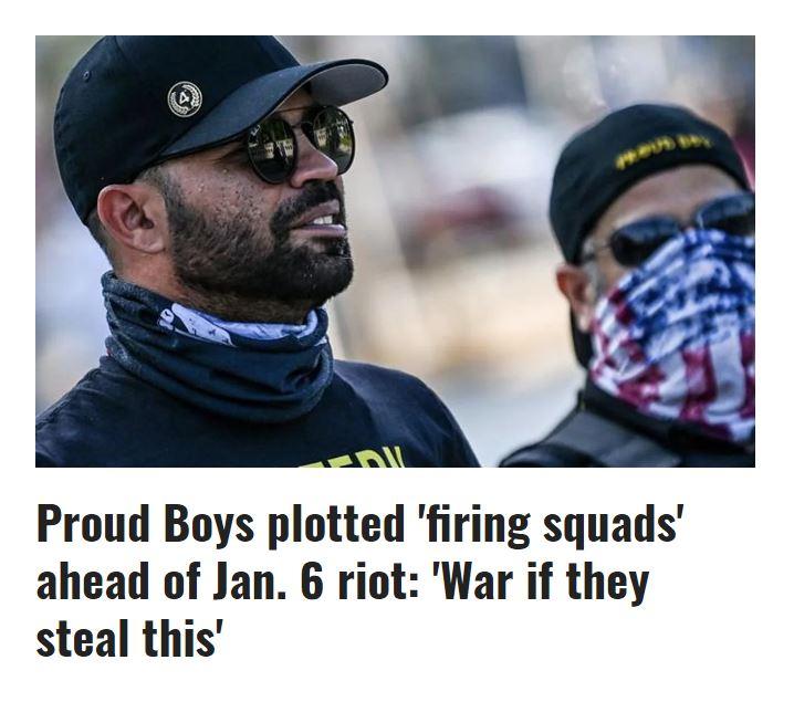 Proud Boys plotted firing squads ahead of Jan 6 riot War if they steal this